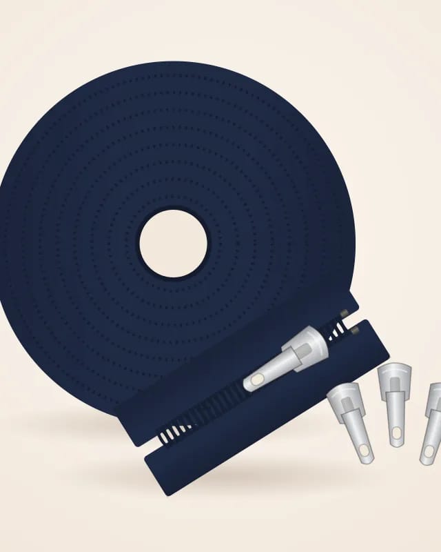 Continuous coil zipper no. 5 – by the metre – product photo